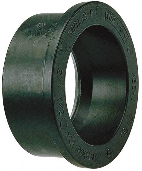 NIBCO - 4 x 3", ABS Drain, Waste & Vent Pipe Flush Bushing - Spig x Hub - Exact Tool & Supply