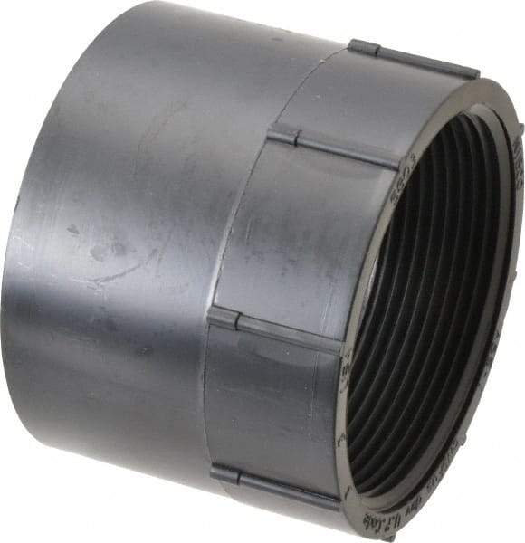 NIBCO - 3", ABS Drain, Waste & Vent Pipe Adapter - Hub x FIPT - Exact Tool & Supply