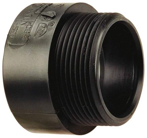 NIBCO - 3", ABS Drain, Waste & Vent Pipe Adapter - Hub x MIPT - Exact Tool & Supply