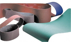 Made in USA - 3" Wide x 24" OAL, 80 Grit, Silicon Carbide Abrasive Belt - Silicon Carbide, Medium, Coated, X/Y Weighted Cloth Backing, Wet/Dry, Series S181 - Exact Tool & Supply