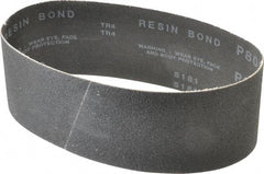 Made in USA - 3" Wide x 21" OAL, 80 Grit, Silicon Carbide Abrasive Belt - Silicon Carbide, Medium, Coated, X/Y Weighted Cloth Backing, Wet/Dry, Series S181 - Exact Tool & Supply
