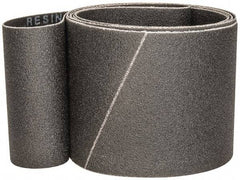 Made in USA - 4" Wide x 106" OAL, 80 Grit, Silicon Carbide Abrasive Belt - Silicon Carbide, Medium, Coated, X/Y Weighted Cloth Backing, Wet/Dry, Series S181 - Exact Tool & Supply