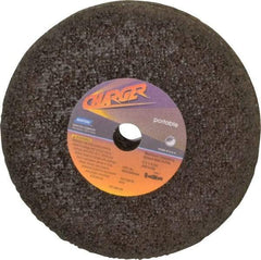 Norton - 6" Diam x 5/8" Hole x 1" Thick, R Hardness, 14 Grit Surface Grinding Wheel - Zirconia Alumina, Type 1, Very Coarse Grade, 8,000 Max RPM, No Recess - Exact Tool & Supply