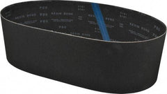 Made in USA - 6" Wide x 48" OAL, 80 Grit, Silicon Carbide Abrasive Belt - Silicon Carbide, Medium, Coated, X/Y Weighted Cloth Backing, Wet/Dry, Series S181 - Exact Tool & Supply