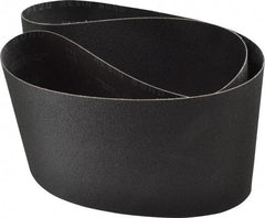 Made in USA - 6" Wide x 48" OAL, 120 Grit, Silicon Carbide Abrasive Belt - Silicon Carbide, Fine, Coated, X/Y Weighted Cloth Backing, Wet/Dry, Series S181 - Exact Tool & Supply