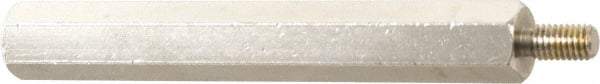 Electro Hardware - #4-40, 1/4" OAL, 3/16" Across Flats, Stainless Steel Hex Male/Female Circuit Board Standoffs - 1/4" Thread Depth, 1/4" Body Length, Passivated Finish - Exact Tool & Supply