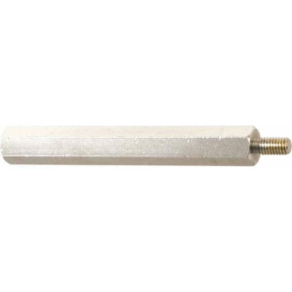 Electro Hardware - #6-32, 0.7179" OAL, 3/16" Across Flats, Nylon Male/Female Hex Circuit Board Standoff - Exact Tool & Supply
