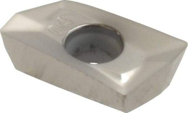 Kennametal - EC1004 LD Grade KC410M Carbide Milling Insert - TiB2 Finish, 0.148" Thick, 0.4mm Corner Radius - Exact Tool & Supply