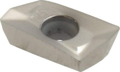 Kennametal - EC1004 LD Grade KC410M Carbide Milling Insert - TiB2 Finish, 0.148" Thick, 0.4mm Corner Radius - Exact Tool & Supply