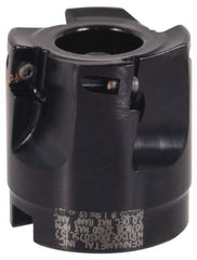 Kennametal - 10 Inserts, 3" Cut Diam, 1" Arbor Diam, 0.389" Max Depth of Cut, Indexable Square-Shoulder Face Mill - 0/90° Lead Angle, 1-3/4" High, EC10.., EP10.. Insert Compatibility, Series Mill 1-10 - Exact Tool & Supply