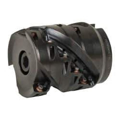 Kennametal - 15 Inserts, 2" Cut Diam, 3/4" Arbor Diam, 1.745" Max Depth of Cut, Indexable Square-Shoulder Face Mill - 0/90° Lead Angle, 2.4" High, EC10.., EP10.. Insert Compatibility, Series Mill 1-10 - Exact Tool & Supply