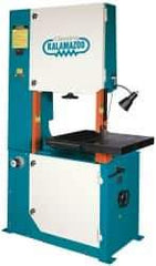 Clausing - 28 Inch Throat Capacity, Variable Speed Pulley Vertical Bandsaw - 50 to 5200 SFPM, 3 HP, Three Phase - Exact Tool & Supply