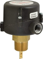 McDonnell & Miller - 160 psi, Brass Housing, General Purpose Flow Switch - 5.1 to 131.1 GPM, 120 VAC Voltage - Exact Tool & Supply