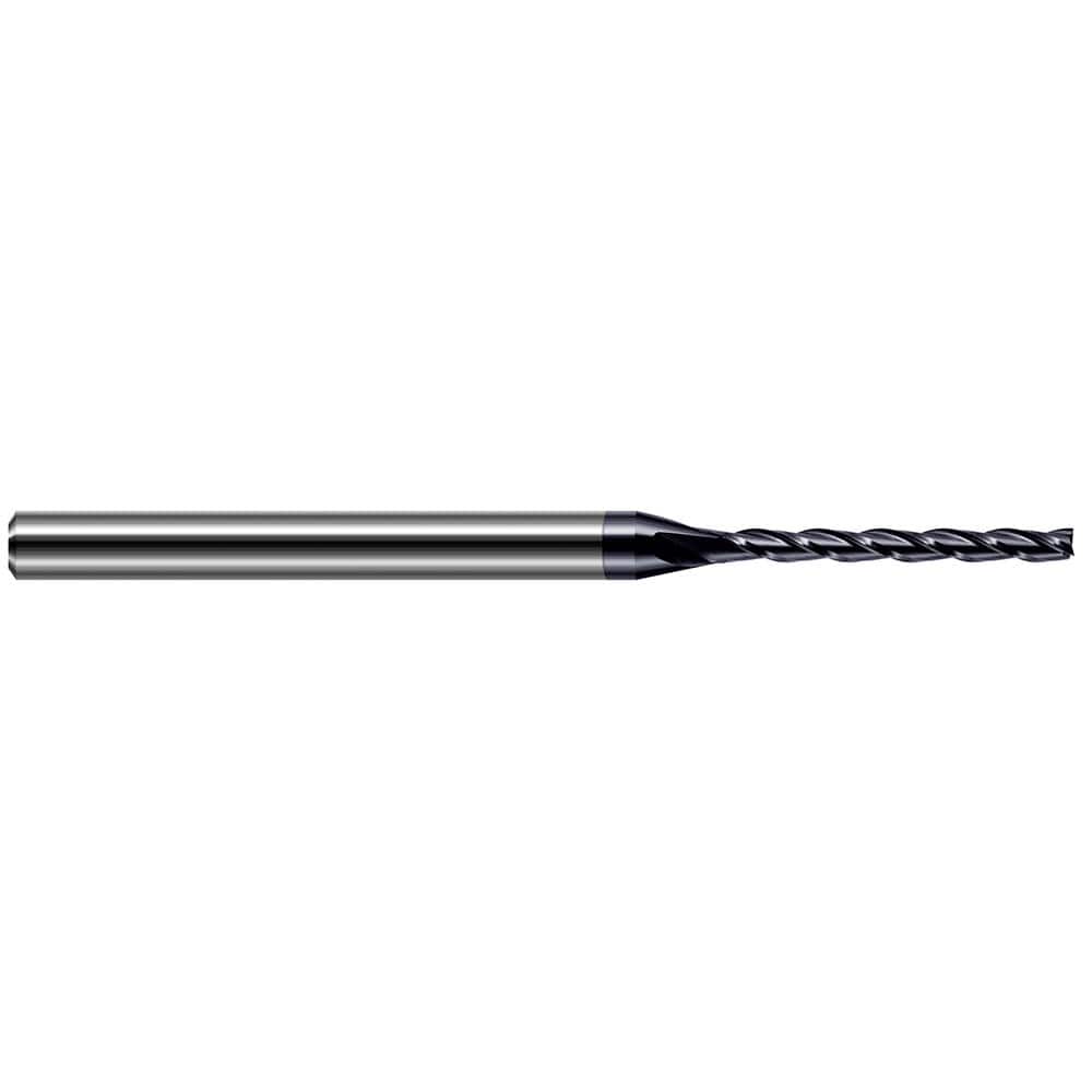 Harvey Tool - Square End Mills; Mill Diameter (Inch): 3/32 ; Mill Diameter (Decimal Inch): 0.0930 ; Length of Cut (Decimal Inch): 0.8500 ; Material: Solid Carbide ; Finish/Coating: AlTiN ; Shank Diameter (Inch): 1/8 - Exact Tool & Supply