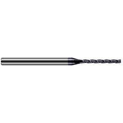 Harvey Tool - 1/16", 5/8" LOC, 1/8" Shank Diam, 2-1/2" OAL, 4 Flute, Solid Carbide Square End Mill - Exact Tool & Supply