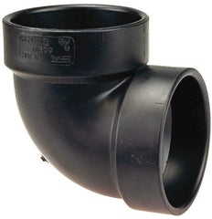 NIBCO - 3", ABS Drain, Waste & Vent Pipe 90 Vent Elbow - Hub x Hub - Exact Tool & Supply