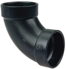 NIBCO - 3 x 3 x 1-1/2", ABS Drain, Waste & Vent Pipe - Hub x Hub x Hub - Exact Tool & Supply