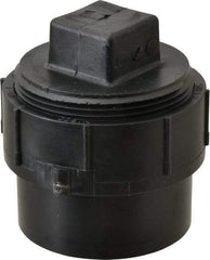 NIBCO - 3", ABS Drain, Waste & Vent Pipe Cleanout Adapter - Spig x CO with Plug - Exact Tool & Supply