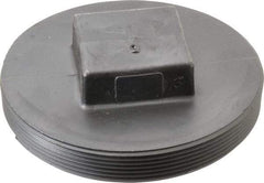 NIBCO - 6", ABS Drain, Waste & Vent Pipe Plug - MIPT - Exact Tool & Supply