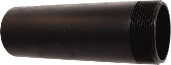 NIBCO - Threaded x Unthreaded Drain Pipe Nipple - 3 x 10" Pipe, ABS - Exact Tool & Supply