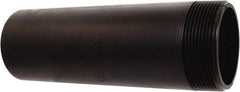 NIBCO - Threaded x Unthreaded Drain Pipe Nipple - 3 x 10" Pipe, ABS - Exact Tool & Supply