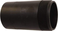 NIBCO - Threaded x Unthreaded Drain Pipe Nipple - 3 x 6" Pipe, ABS - Exact Tool & Supply