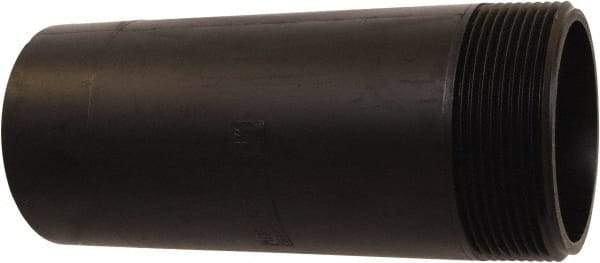 NIBCO - Threaded x Unthreaded Drain Pipe Nipple - 3 x 8" Pipe, ABS - Exact Tool & Supply