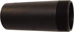 NIBCO - Threaded x Unthreaded Drain Pipe Nipple - 3 x 8" Pipe, ABS - Exact Tool & Supply