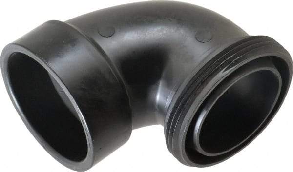 NIBCO - 1-1/2", ABS Drain, Waste & Vent Pipe P Trap with Union - Hub x SJ - Exact Tool & Supply