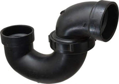 NIBCO - 2", ABS Drain, Waste & Vent Pipe P Trap with Union - Hub x Hub - Exact Tool & Supply