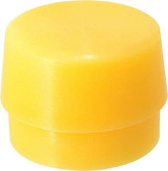 Garland - 2" Face Diam, Grade Extra Hard, Yellow Hammer Tip/Face - Plastic - Exact Tool & Supply