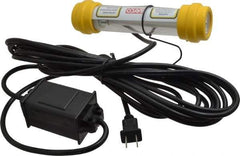 Bayco - 120 Volt, 13 Watt, Electric, Fluorescent Portable Handheld Work Light - 25' Cord, 1 Head, 900 Lumens, Polypropylene, 236mm Long x 61mm Wide x 61mm High - Exact Tool & Supply