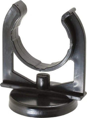 Bayco - 3 Inch Long x 2.6 Inch Wide, Portable Work Light Magnetic Clip - Black - Exact Tool & Supply