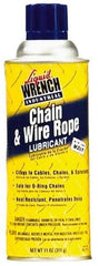 Liquid Wrench - 11 oz Aerosol General Purpose Chain & Cable Lubricant - Clear Bright Yellow, -20 to 650°F - Exact Tool & Supply