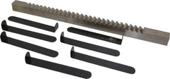 Value Collection - 1" Keyway Width, Style F, Keyway Broach - High Speed Steel, Bright Finish, 1" Broach Body Width, 1" to 6" LOC, 20-1/4" OAL - Exact Tool & Supply