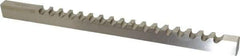 Value Collection - 14mm Keyway Width, Style D-1, Keyway Broach - High Speed Steel, Bright Finish, 9/16" Broach Body Width, 1" to 6" LOC, 13-7/8" OAL - Exact Tool & Supply