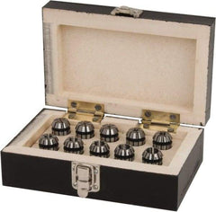 Interstate - 1/32 to 3/8" ER16 Collet - 0.0005" TIR - Exact Tool & Supply
