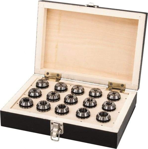 Interstate - 1/16 to 5/8" ER25 Collet - 0.0005" TIR - Exact Tool & Supply