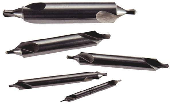 Keo - 5 Piece, #11 to 15, Bell Edge, High Speed Steel Combo Drill & Countersink Set - 60° Incl Angle - Exact Tool & Supply