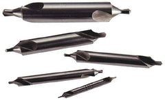 Keo - 5 Piece, #11 to 15, Bell Edge, High Speed Steel Combo Drill & Countersink Set - 60° Incl Angle - Exact Tool & Supply
