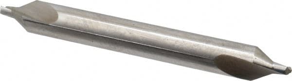 Interstate - #5 Plain Cut 60° Incl Angle High Speed Steel Combo Drill & Countersink - Exact Tool & Supply
