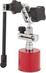 Value Collection - 30mm Wide x 1" High Magnetic Indicator Base with Holders - 1-3/16" Base Diam - Exact Tool & Supply