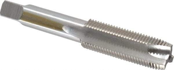 Interstate - M16x1.50 Metric Fine, 3 Flute, Bright Finish, High Speed Steel Spiral Point Tap - Plug Chamfer, Right Hand Thread, 3-13/16" OAL - Exact Tool & Supply