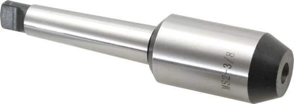 Interstate - 2MT Taper Shank 3/8" Hole End Mill Holder/Adapter - 65mm Projection - Exact Tool & Supply
