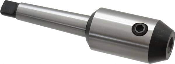 Interstate - 2MT Taper Shank 1/2" Hole End Mill Holder/Adapter - 70mm Projection - Exact Tool & Supply
