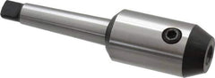 Interstate - 2MT Taper Shank 1/2" Hole End Mill Holder/Adapter - 70mm Projection - Exact Tool & Supply
