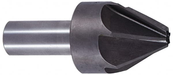 Interstate - 3/16" Head Diam, 3/16" Shank Diam, 6 Flute 60° Cobalt Countersink - Exact Tool & Supply