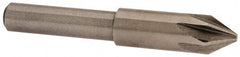 Interstate - 5/16" Head Diam, 1/4" Shank Diam, 6 Flute 60° Cobalt Countersink - Exact Tool & Supply