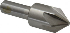 Interstate - 7/8" Head Diam, 1/2" Shank Diam, 6 Flute 82° Cobalt Countersink - Exact Tool & Supply