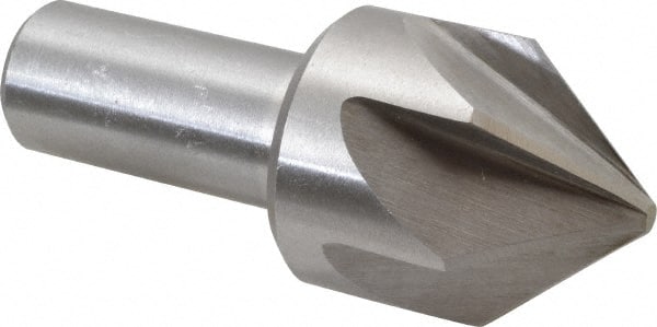 Interstate - 1-3/4" Head Diam, 1" Shank Diam, 6 Flute 82° Cobalt Countersink - Exact Tool & Supply